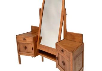 Art Deco Amsterdamse School Dressing Table or Vanity by J.J. Zijfers, 1920s